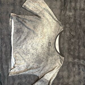 adidas Gray and Black Crop Top